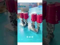 Elektrische hogetemperatuur keramische driewegklep