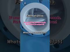 Pneumatische vlinderklep Fluor-gevoerde vlinderklep Actuator FABIA