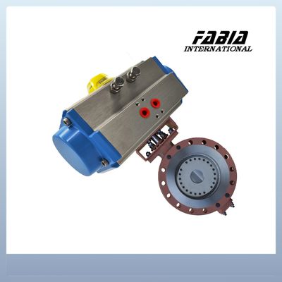  Three Eccentric Butterfly Valve Control Bring a Pneumatic Actuator