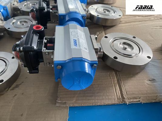 Pneumatic Vacuum  Hard Seal To Clamp Butterfly Valve Stainless Steel