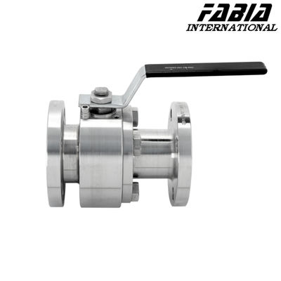 Fb Hoogtemperatuur Sanitair Ball Valve Roestvrij staal glad oppervlak Finish Voor de voedingsmiddelen- en drankenindustrie