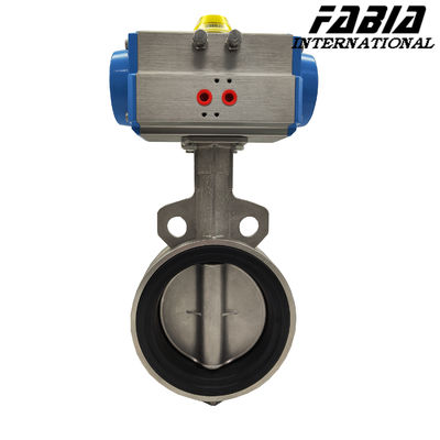 4 inch 3 inch pneumatische klem vlinder klep roestvrij staal lichaam