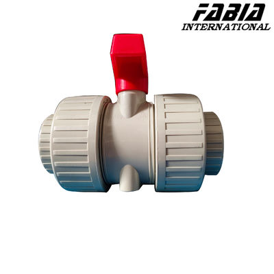 Handmatig dubbel bedienbaar hoogdrukbalklep PVC