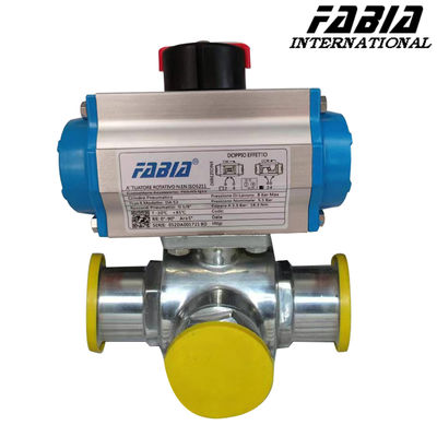 Stainless Steel Quick Three Way Pneumatic Valve /Typ