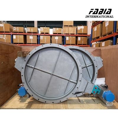 DN500 Pneumatische mariene vlinderklep BV Hoogtemperatuurklep Hoog efficiënt emissievermindering